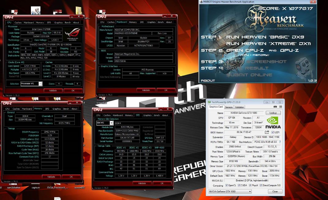 Unigine Heaven 2xGPU _ 10770-17 DX11 v2